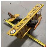 Metal Bi Plane Decor