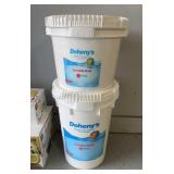 Buckets of Pool Chemicals
