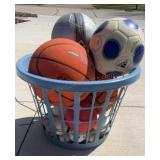 Basketballs, baseballs & soccer balls