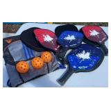 Pickle Ball Racks & balls