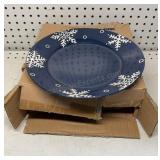Pfaltzgraff snow Flurry Dinner Plates (4)