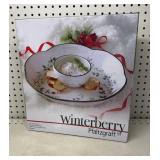 Pfaltzgraff Winterberry Dip Set