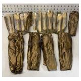 Gold Tone Flatware Sets for 7