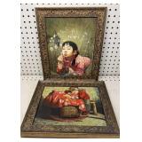 Oriental Paintings on Canvas 12.5x14.5