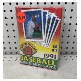 Sealed 1991 Bowman Baseball Cards
