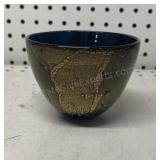 Isle Of Wight  Art Glass Bowl 3.25 Inches Tall