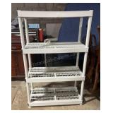 4 Tier Plastic Shelf