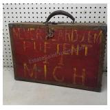 Vintage Hand Crafted Box 12x18x6.5