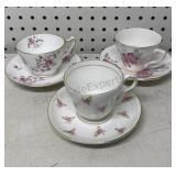 Group of Tea Cups & Saucers