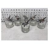 Set of 6 Libbey Duck Glasses