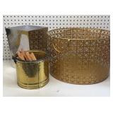 Waste Can Metal Basket & Fire starter Holder