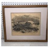 Stage Coach Print 18x22