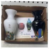 CAdoro Art Glass Vases