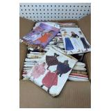 Box of Sewing Patterns