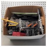 Box of Train Track Switches & More