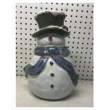 St. Nicholas Square Snowman Cookie Jar