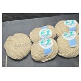 Yarn. 5 skeins of Schulana tweed-lux.
