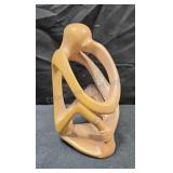 Hand craved soapstone "The Thinking Man" from