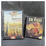 Educa and bePuzzled puzzles. Both opened. Pieces