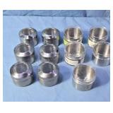 Magnetic spice holders.