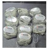 Yarn.10 skeins of 100% Baumwolle (cotton) by Manor