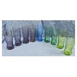 Promotional Coca-Cola glasses given out at