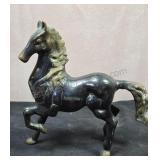 Brass horse figurine.  9ins.