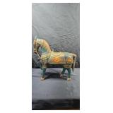 Vintage hand craved horse of Indian origin.