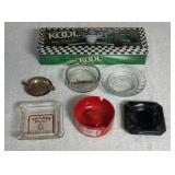 Assorted Ashtrays and Kool Tin