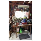 Contents of Work Bench & Wall