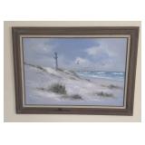 Lighthouse Painting on Canvas 31x43