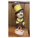 17 inch W. Fields Chalkware Statue