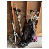 Group of Golf Clubs