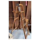 6 Ft Wood A Frame Ladder
