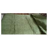 Vintage Avocado Green Full/Queen  Bed Spread