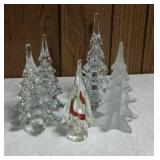 Glass Christmas Trees