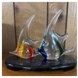 Glass Fish W/ Base