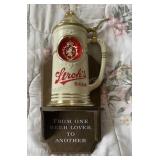 Strohs Beer stein Sign