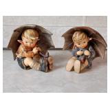 Vintage Hummel Figures -boy cracked on bottom