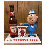 Drewrys Beer Big D Advertising Display