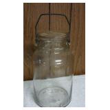 One Gallon Glass Handled Jar
