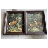 Paint By Numbers Vintage Deer & Elk 15.5x19.5