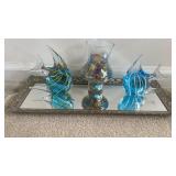 Glass Fish & Vanity Tray