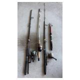 Group of Fishing Poles