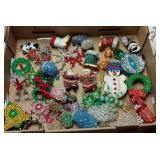 Vintage Sequined & Beaded Xmas Ornaments