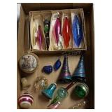 Vintage Glass/Assorted Christmas Ornaments
