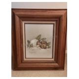 Framed Harris Painting  17x15