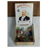 Small Cigar Box w/Marbles