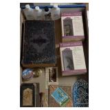 Assorted Religious Items - Antique Bible, Beaded