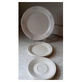 Corelle Lace Bouquet Dinnerware- 4 Dinner Plates,